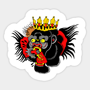 The Notorious Gorilla Tattoo Sticker